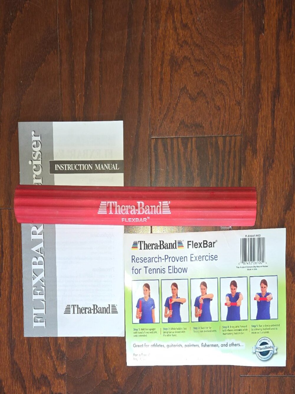 Theraband FlexBar Tennis Elbow Red 'Light'